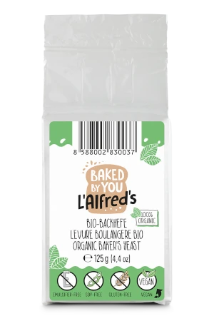 L'Alfred's Organic levure sèche en paquet de 125g